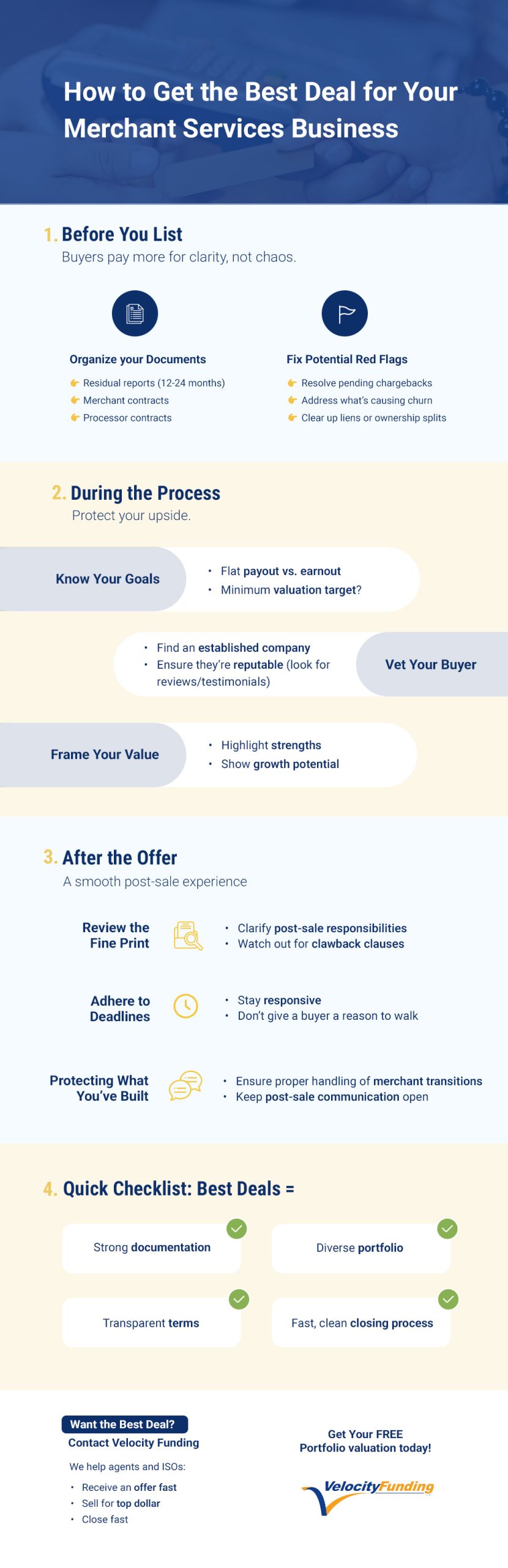 How to Get the Best Deal When Selling Your Merchant Services Business